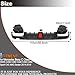 MCARCAR KIT Rear Bumper Diffuser Compatible with Mercedes Benz C Class W205 C200 C250 C300 C350 C400 Sport C43 AMG Sedan 2014-2019 PP Under Chin Lip Spoiler Splitter with Exhaust Tips