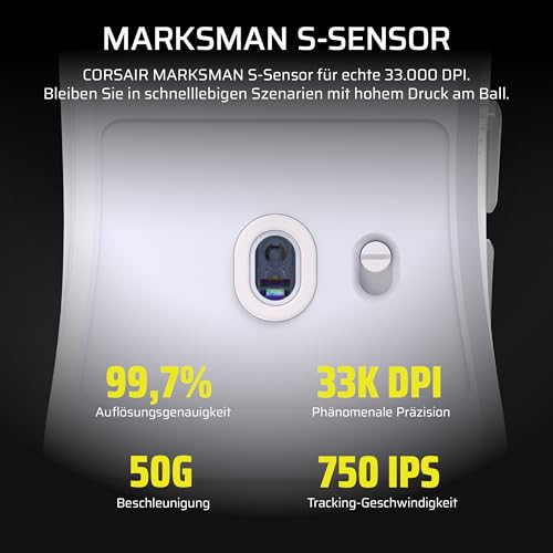Corsair Sabre V2 Pro, Weiß, CH-931G001-WW