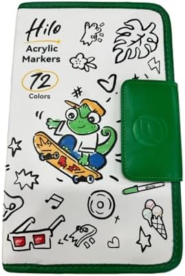 Ohuhu Acrylic Paint Markers Brush Tip Smooth Blending Acrylic Markers-Hilo