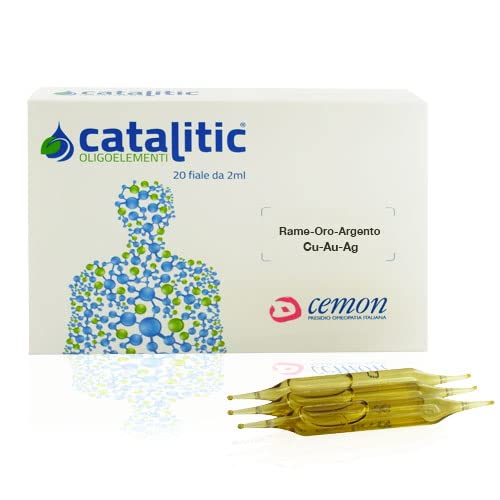 CEMON - Catalitic Oligoelementi 20 fiale da 2ml (Rame-Oro-Argento (Cu-Au-Ag))
