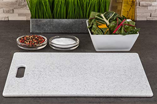 Dexas Polycoconut Evolv Poly Cutting Board With Natural Coconut Shells, 11 X 14.5In, White (451-Pc32) #TOP1