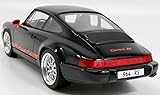 Collection GT Spirit – gt137 – Fahrzeug Miniatur – Porsche 911/964 Carrera RS – 1989 – Echelle 1/18, schwarz/orange