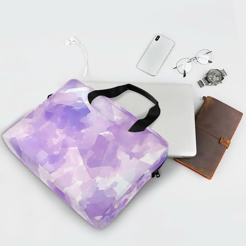 Maletín para portátil 15.6 pulgadas con asa y correa lilac miniatura 7