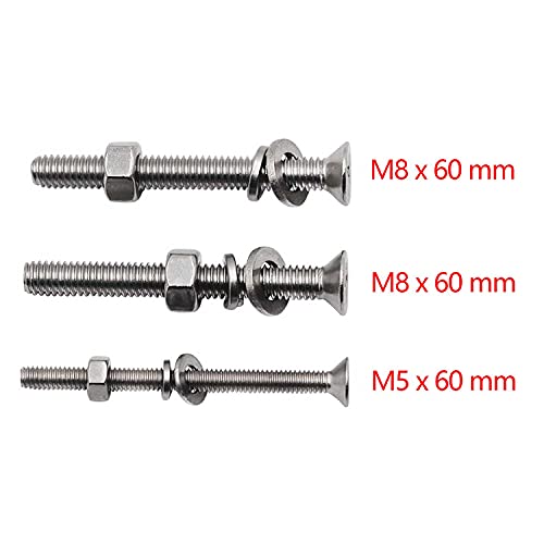 Yanyu 2 Pack 6 Inch Boat Flip Up Cleat Deck Folding Flush Dock Mount Cleat Marine Stainless Steel 316 Mooring Rope Cleat W/Fasteners #TOP3