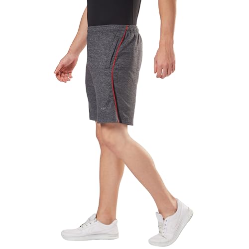 Image of berge' Men's Knits Cotton Polyester Fabric Long Shorts with Secure Zipper Pockets Casual for Men|Gym|Half Pants for Men|Mens