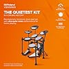 Roland VQD106PADS V-Drums | 5-Piece Electronic Quiet Design Drum Pad Set | Perfect for Home Practice | Up To 75% Noise Reduced Pads | Compatible with TD-07, TD-27, TD-50X & V71 Sound Modules #1