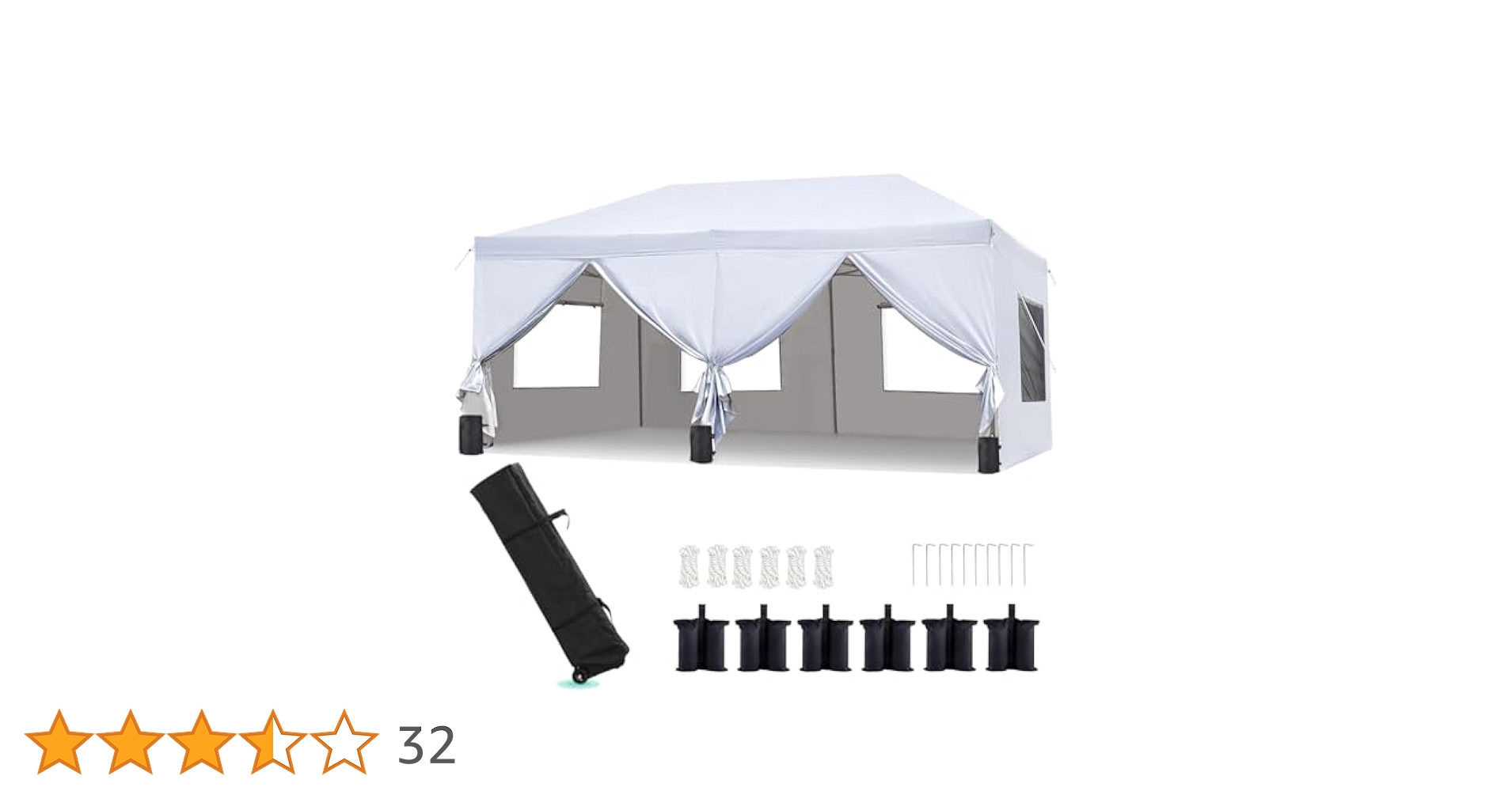 Calturben 3m x 6m ライトグレー タープ Amazon | Caliturben タープテント 3m 6m ワンタッチ 大型タープ