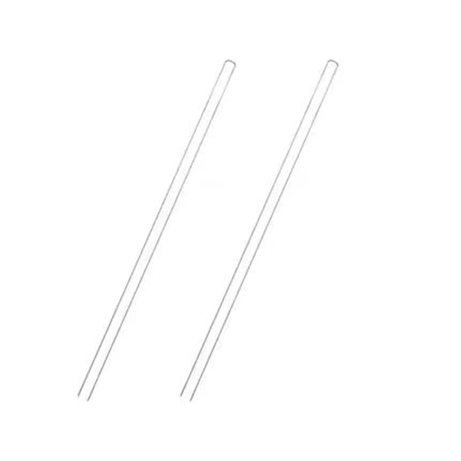 barre di miscelazione di vetro di borosilicato, Confezione da 10 bacchette di agitazione for becher in vetro borosilicato da 300 mm/350 mm(5x300mm)