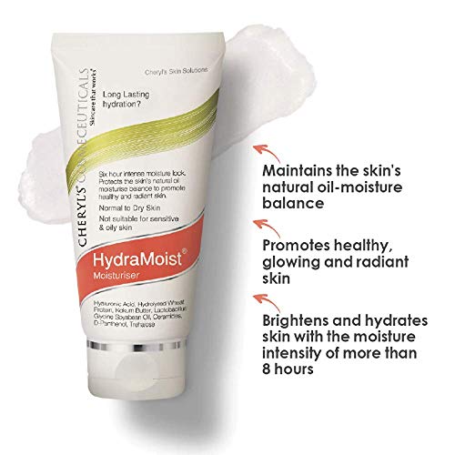 Image of Cheryl's Cosmeceuticals Hydramoist Moisturizer For Face, Enriched With Jojoba Seed Oil, Niacinamide & Panthenol, Moisturiser For Dry Skin, Used By Beauty Experts In Salons, 50Gm