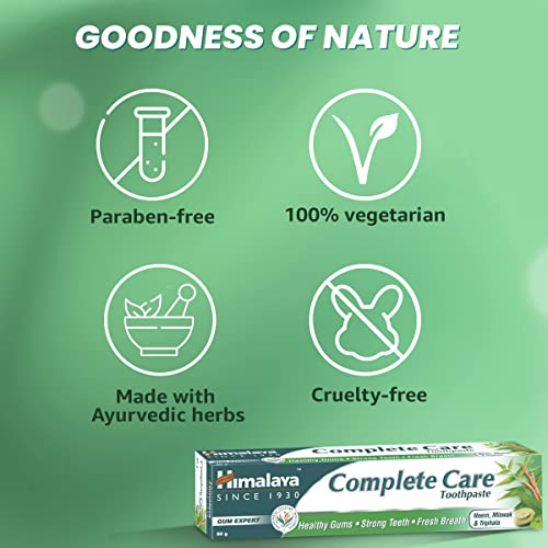 Image of Himalaya Complete Care Toothpaste 300g (150g x 2, Pack of 2) | For Strong Teeth & Healthy Gums | With Neem, Miswak & Triphala | Herbal Formulation