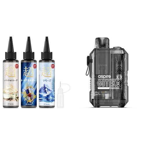 �@�d�q�^�o�R�p ���L�b�h 3���� 180ml�AAspire Gotek X Kit �d�q�^�o�R �X�^�[�^�[�L�b�g