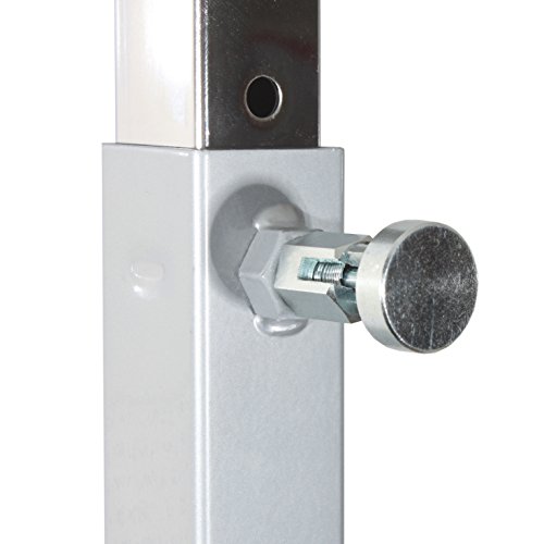 GERSO Profi Schwerlast Kleiderständer höhenverstellbar 125–205 cm | 150 kg Tragkraft | Industrie-Qualität Metall verchromt | Rollbar mit 80 mm Lenkrollen & Bremse | Stabiler Garderobenständer Premium