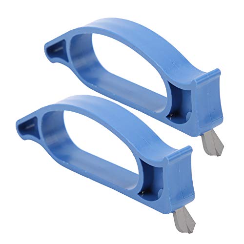 2Pcs Ice Fishing Knife Sh Ener Set - Compact Auger Vane/Wing Cutter Pliers for Winter Fishing Accessories