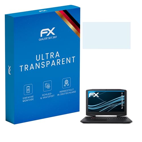 atFoliX Schutzfolie kompatibel mit Acer Aspire VX 15 Folie, ultraklare FX Bildschirmschutzfolie (2X)