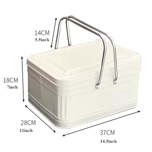 Malle métallique de camping empilable pour optimiser le rangement - 2