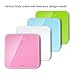 VisionTechShop S Body High Precision Ultra Wide Digital Body Weight Bathroom Scale up to 396lb/180kg, Super-Clear Large LED Display,Step-On Technology, Pink