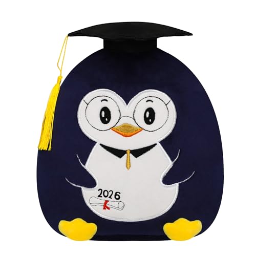 Congrats Gift Bag Class of 2026 - Graduation Gift Bag Blue and Gold Congrats Grad Bags with Card Tissue Paper Envelope Congratulations Gifts Bag for Men Women Student Teacher College Graduation 12 Inch