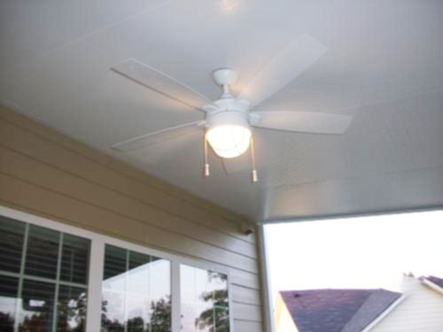 Hampton Bay Seaport 52 In. Indoor/Outdoor White Ceiling Fan #TOP1