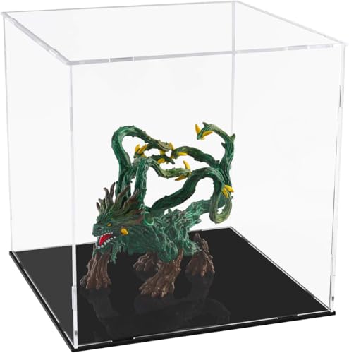 Image of Clear Acrylic Display Case - 5x5x5 Inch | No-Tools Self-Assembly Showcase & Storage Box for Collectibles, Figures, Trophies & Showpieces