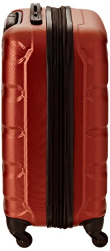 Image of Samsonite Omni PC Hardside Expandable Luggage with Spinner Wheels, Burnt Orange, Carry-On 20-Inch, Omni Pc Hardside Expandable Luggage With Spinner Wheels