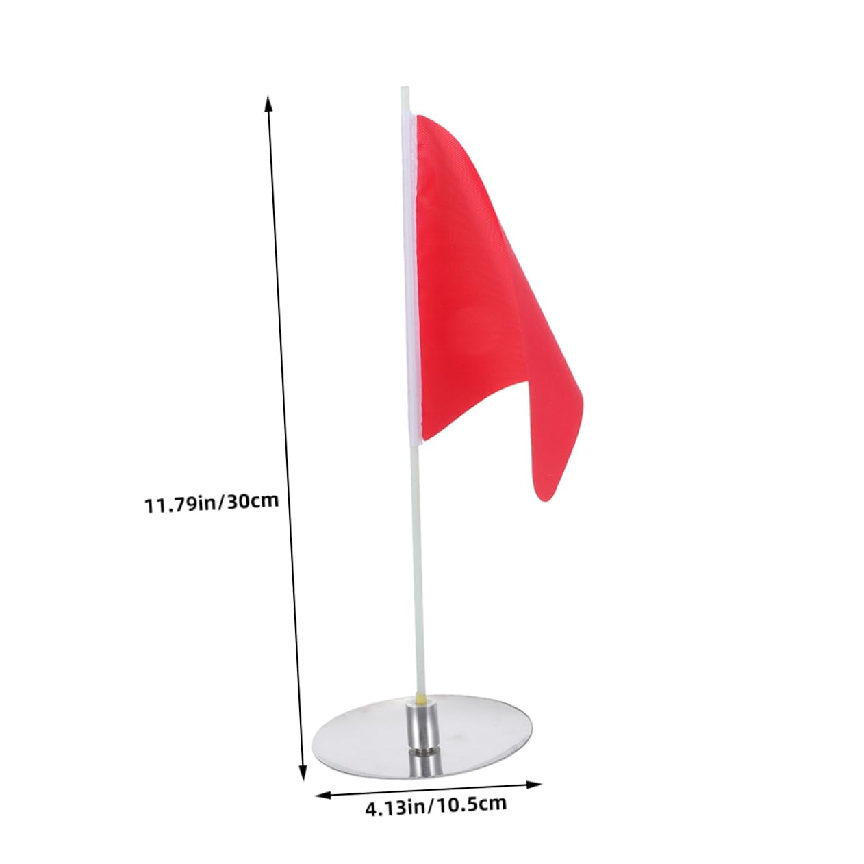 ibasenice 3-Piece Golf Practice Cup Flag Stainless Steel Hole Cup and Flag Stick for Golfing