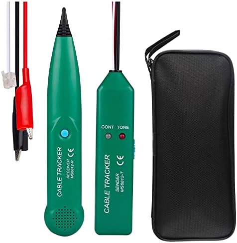 Cable Tracker, Kabelbruch Suchgerät, MS6812 Telefonleitung Tracker, Professionell Netzwerk Kabeltester, Tester Kabel Tracker für Durchgang des Testschaltkreises und Überprüfen von Kabeln