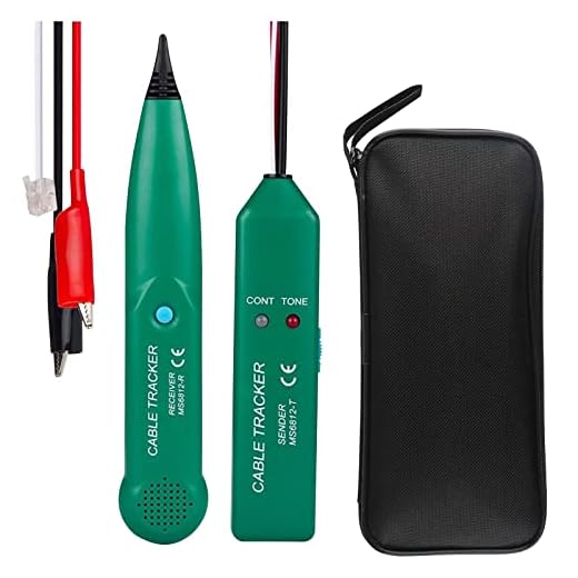 DIFCUL Cable Tracker, Kabelbruch Suchgerät, MS6812 Telefonleitung Tracker, Professionell Netzwerk Kabeltester, Tester Kabel Tracker für Durchgang des Testschaltkreises und Überprüfen von Kabeln