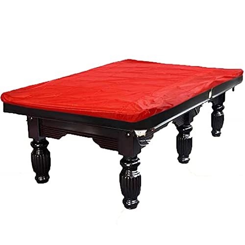 Cubierta de Mesa de Billar Impermeable de 9 Pies, La Mesa de Billar Resistente Cubre El Borde Telescópico de Cuatro Esquinas, Tela de Poliéster...