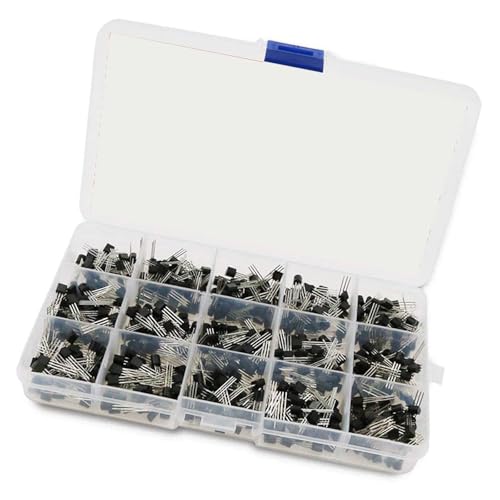 Transistors NPN assortis en lot de 675 pièces avec boîte pour vos circuits