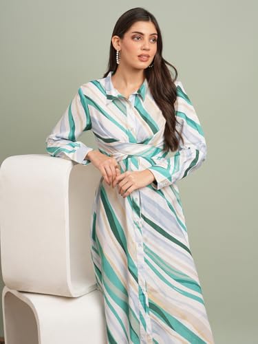 Image of Globus Women Dress (8909389009395 Green L)