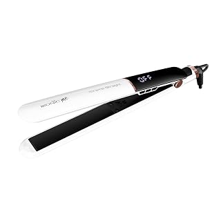 IKONIC Me Xtreme Hair Straightening Machine for Unisex|Quick Heating Ceramic Floating Plate|Digital Temperature Display Straightener Curler Styling Tool|360° Cord|Frizz-Free Shiny Salon Finish-Pearl