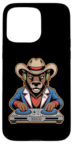 Dj Bear Cowboy Mixing Beats Wild West Case for iPhone