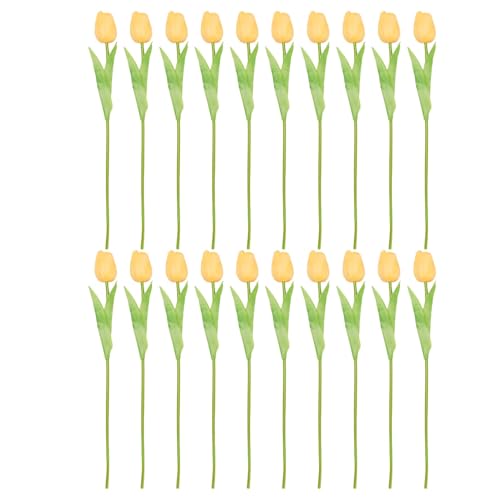 Fleurs artificielles decoratives jaunes pour une table de cuisine