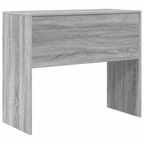 Bureau gris Sonoma compact 90x40 cm table informatique design moderne - 8