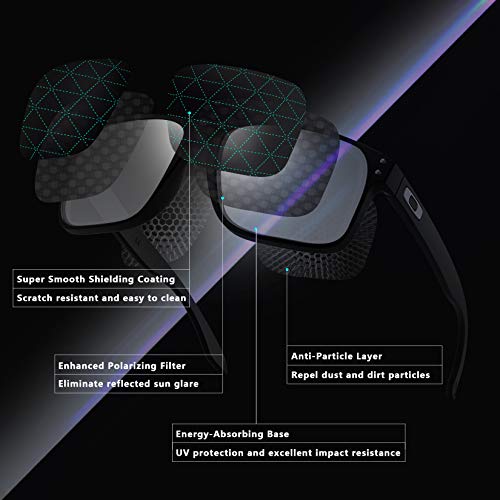 Image of Alphax Polarized Replacement Lenses Fit for Oakley Jaw-breaker OO9290 - Options