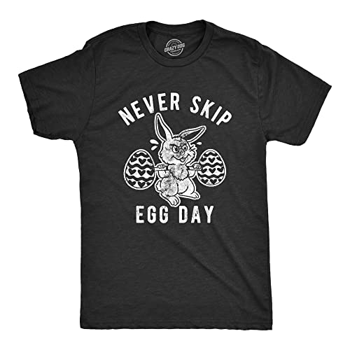T-shirt Never Skip Egg Day cadeau original homme adepte de musculation