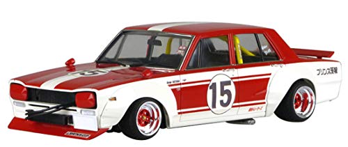 Hakosuka 4Dr Liberte Promenade réplique miniature haut de gamme style Shakotan Koyaji 1/24