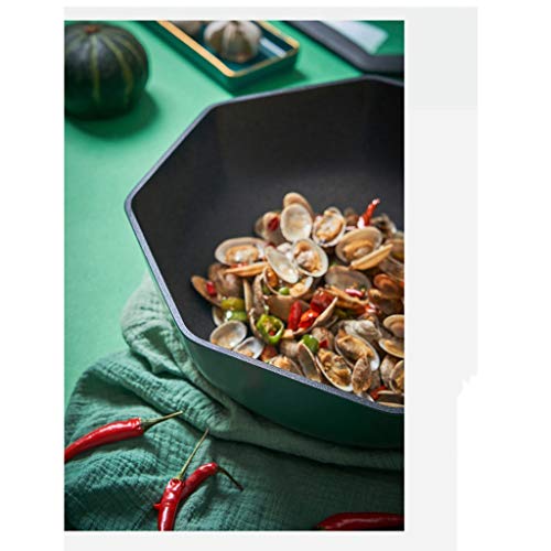 Wok con mango desmontable y antiadherente miniatura 4