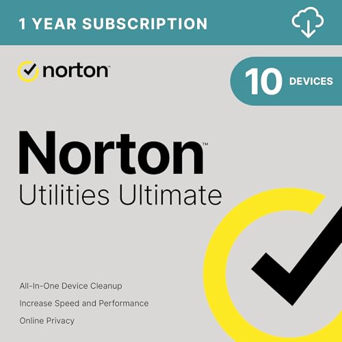 Norton Utilities Ultimate for 10 Devices, Keep your devices running like new - for Windows PC,...