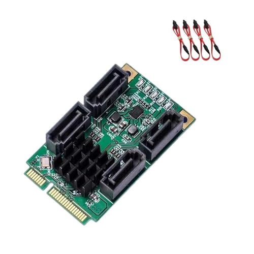 Adaptadores MiniPCIe SATAIII con chipset Marvells y 4 puertos de intercambio en caliente