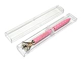 Diamond Pen Metal Ballpoint Pen with Big Crystal Diamond Funky Design Quality Metal The Queen's Scep