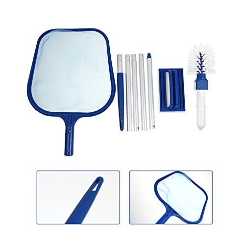 Cabilock 1 conjunto de ferramentas de limpeza para piscina kit de acessórios de manutenção para banh