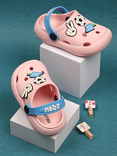Image of URJO Unisex-Child Toyz Kid's Clogs /Sandals with Adjustable Strap Levirex Comfort Waterproof 40% Less Pressure By Neoz Clog