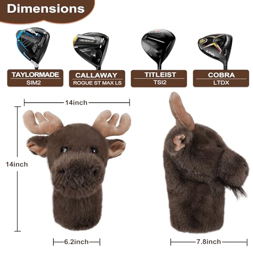 mytag Moose Funny Golf Headcover