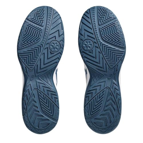 ASICS ASICS Men's Court Slide 3Sneaker, White Mako Blue, 4 UK