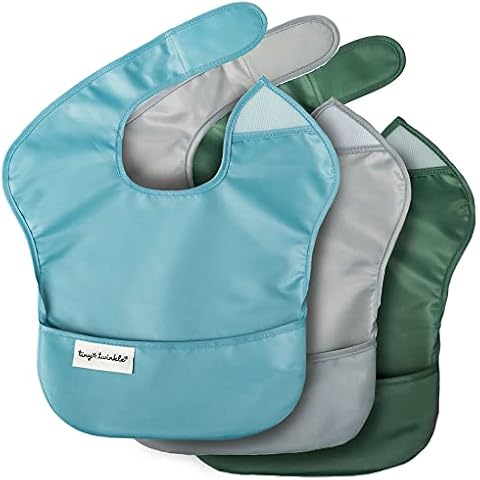 Tiny Twinkle EB3-P5 Set of 3 Waterproof Bibs Cover