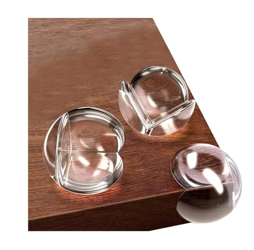 Image of Shivstor 3 PCS Baby Corner Protector Transparent Soft Silicone Edge Guards for Furniture Round Corner Guards for Table Desk Cabinet Pre-Taped 3M Adhesive Baby Proofing Safety Cushion (3 Piece)