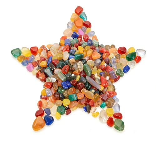 400 g Galets pour vases, pierres décoratives multicolores, billes de marbre pour vases, aquariums, aménagement paysager, jardin, pots de fleurs, décoration...