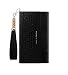 Produktbild IDEAL OF SWEDEN Handtasche für das iPhone 11 Pro/X/XS mit abnehmbarem Riemen und Abnehmbarer Handyhülle, Signature Clutch, aus veganem, texturiertem Kunstleder, mit Magnetverschluss (Jet Black Croco)