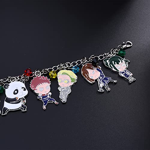 Suu Jujutsu Kaisen Anime Charm Bracelet Cartoon Manga Series Cosplay Jewelry Handmade Anime Pendant Bracelet Gifts For Boys Girs And Women #TOP3